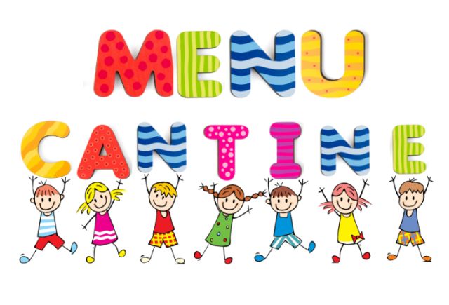 Menu cantine du 6 mars au 14 avril 2023